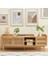 Scandi Tarzı Tv Ünitesi – Bombong 180 Cm, Ahşap & Rattan Detaylı 1