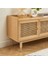 Scandi Tarzı Tv Ünitesi – Bombong 180 Cm, Ahşap & Rattan Detaylı 6