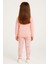 Pembe Çiçekli 4-6 Yaş Çocuk Pijama Takımı 3