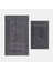 Petra 2'li Banyo Paspas Seti %100 Karde Pamuk Antrasit 60X90-40X60 4