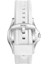 SL.09.2531.1.01 Silikon Kordon Çelik Kasa 10 Atm Suya Dayanıklı Beyaz Renk Erkek Kol Saati 3