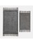 Luna 2'li Banyo Paspas Seti %100 Karde Pamuk Gri 60X90-40X60 4