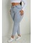 Kadın Yüksek Bel Skinny Fit Jeans Büyük Beden Kot PantolonC597 4