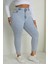 Kadın Yüksek Bel Skinny Fit Jeans Büyük Beden Kot PantolonC597 5