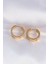 316L Çelik Gold Renk Model Halka Küpe 2