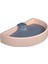 Pearl Unique Mat Pink -Mat Gray Solid Lavabo 2