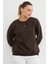 3 Iplik Taşlı Kalp Detaylı Oversize Sweatshirt 2