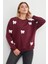3 Iplik Fiyonk Nakışlı Oversize Sweatshirt 2