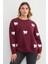 3 Iplik Fiyonk Nakışlı Oversize Sweatshirt 3