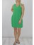 Krinkıl V Yaka Elbise Yeşil - 128.275. 2