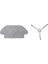 Xiaomi Mi Robot Vacuum Mop Pro Set 1 Adet Fiber Mop Bezi 1 Adet Yan Fırça 1