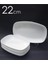 12 Adet Beyaz Melamin Kayık Tabak 22X14CM Salata Kebap Tabağı Ev Lokanta Tipi Sağlam Kare Oval Plate 1