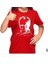 Atatürk Baskılı Pamuk Kırmızı T Shirt 1
