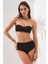 Anna Soft Straplez Bikini Siyah Takım Kadınlar İçin Yüksek Bel ve Astar Detaylı 5