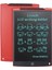 T12 Kırmızı Writing Tablet LCD 12 Inç Dijital Kalemli Çizim Yazı Tahtası 1