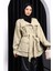 Açık Haki Oversize Cepli Bondit Trençkot 1