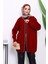 Bordo Yumoş Triko İncili Hırka 3
