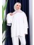 Ekru Tunik Pantolonlu Modal Takım 3