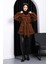 Kahverengi Oversize Cepli Bondit Trençkot 2