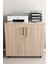 Çok Amaçlı Dolap Ofis Büro Mobilyası Evrak Dolabı Lüks Modern Kapaklı Raf Mobilya Sonoma Organizer 1