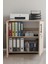 Çok Amaçlı Dolap Ofis Büro Mobilyası Evrak Dolabı Lüks Modern Kapaklı Raf Mobilya Sonoma Organizer 3