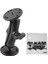 RAM-B-101-G4 Garmin Striker 4 Serisi Için Ram Mounts Çift Bilyalı Montaj Seti 3