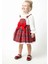 Kareli Fiyonk Detaylı Kız Çocuk Elbise – Uzun Kollu Gömlekli 2’li Takım 4