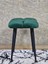 Kare Siyah Boyalı Konik Ayaklı Tabure - Oturak - Bar Taburesi - Ayaklı Tabure Yeşil Renk 48 x 33 Boyut/ebat 3
