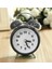 Mini Alarmlı Metal Işıklı Analog Masa Saati - Çalar Saat 7170611 1