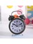 Mini Alarmlı Metal Işıklı Analog Masa Saati - Çalar Saat 7170611 8
