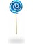 Honey Candy Balcı Şekerleme Küçük Boy 20 Adet Mavi Sosyete Şeker 12 gr Lolipop Çubuklu Çocuk Doğum Günü Party 2