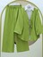 Önü Çift Bağlamalı Pantolonlu Kimono Takım -Yağ Yeşili 1