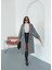 Premium Oversize Modern Gri Kaşe Kaban 4