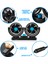 Üniversal Oto Ofis Araç Içi Torpido Üstü Vantilatör Çift Başlıklı Çakmaklık Girişli 2 Kademeli Soğutucu Fan 360° Dönebilen Ultra Sessiz Araç Fanı 12V Mavi ONV54 3