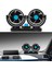 Üniversal Oto Ofis Araç Içi Torpido Üstü Vantilatör Çift Başlıklı Çakmaklık Girişli 2 Kademeli Soğutucu Fan 360° Dönebilen Ultra Sessiz Araç Fanı 12V Mavi ONV54 9
