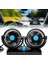 Üniversal Oto Ofis Araç Içi Torpido Üstü Vantilatör Çift Başlıklı Çakmaklık Girişli 2 Kademeli Soğutucu Fan 360° Dönebilen Ultra Sessiz Araç Fanı 12V Mavi ONV54 10
