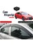 Honda Civic Fc5 2016-2021 Sedan Uyumlu Mugen Cam Rüzgarlığı Seti Piano Black 4'lü Ithal Parlak Siyah 1