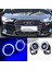 Ford Focus 2 2004-2008 Uyumlu Üniversal Mercekli Angel Sis Farı Metal Su Geçirmez 76 mm Buz Mavi Halkalı Gündüz Farı Angel Eyes 2 Adet 10