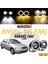 Opel Astra G 1998-2004 Uyumlu Üniversal Mercekli Angel Sis Farı Metal Su Geçirmez 76 mm Sarı Halkalı Gündüz Farı Angel Eyes 2 Adet 1