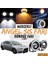 Mitsubishi Lancer 2007-2014 Uyumlu Üniversal Mercekli Angel Sis Farı Metal Su Geçirmez 76 mm Turuncu Halkalı Gündüz Farı Angel Eyes 2 Adet 1