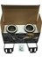 Ford Transit Connect 2002-2013 Uyumlu Üniversal Mercekli Angel Sis Farı Metal Su Geçirmez 76 mm Turuncu Halkalı Gündüz Farı Angel Eyes 2 Adet 10