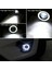 Fiat Doblo D3 2010-2015 Uyumlu Üniversal Mercekli Angel Sis Farı Metal Su Geçirmez 76 mm Beyaz Halkalı Gündüz Farı Angel Eyes 2 Adet 10