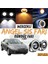 Renault Fluence 2009-2016 Uyumlu Üniversal Mercekli Angel Sis Farı Metal Su Geçirmez 76 mm Turuncu Halkalı Gündüz Farı Angel Eyes 2 Adet 1