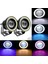 Renault Clio 4 2012-2020 Uyumlu Üniversal Mercekli Angel Sis Farı Metal Su Geçirmez 76 mm Turuncu Halkalı Gündüz Farı Angel Eyes 2 Adet 10
