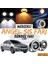 Peugeot 301 2012-2021 Uyumlu Üniversal Mercekli Angel Sis Farı Metal Su Geçirmez 76 mm Turuncu Halkalı Gündüz Farı Angel Eyes 2 Adet 1