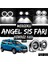 Dacia Dokker 2012-2022 Uyumlu Üniversal Mercekli Angel Sis Farı Metal Su Geçirmez 76 mm Beyaz Halkalı Gündüz Farı Angel Eyes 2 Adet 1