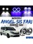 Fiat Doblo D4 2015-2021 Uyumlu Üniversal Mercekli Angel Sis Farı Metal Su Geçirmez 76 mm Mavi Halkalı Gündüz Farı Angel Eyes 2 Adet 1