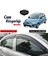 Citroen C3 2002-2008 Uyumlu Mugen Cam Rüzgarlığı Seti Piano Black 4'lü Ithal 1