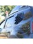 Dacia Duster 2010-2017 Uyumlu Kelebek Cam Izgarası Kelebek Cam Vizörü Havalandırma Sağ Sol Takım Parlak Siyah DST43 6