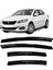 Peugeot 301 2012-2019 Uyumlu Mugen Cam Rüzgarlığı Seti Piano Black 4'lü Ithal 1